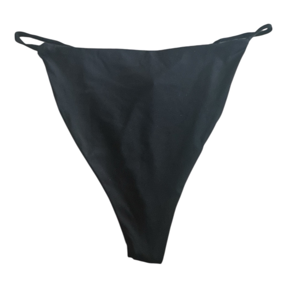 Naked Wardrobe Black High Cut Waist Swim Bikini Bottom Size S - Picture 3 of 3